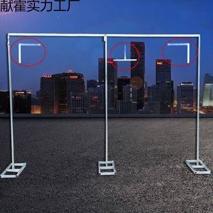 婚庆道具新款厚背背伸景架缩架子加厚镀锌管纱幔景献霍实力架加布