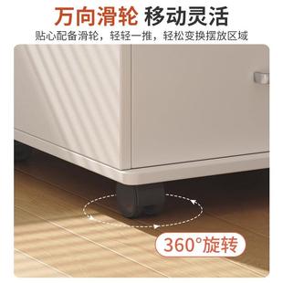 工位文件柜公桌纳侧边置物柜桌P106FP3下收储办物印柜带锁抽屉打