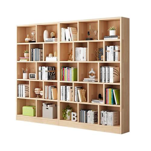 实木书柜书架落地自由组合易橱约现代儿简童F968SJJJ储物书柜简家