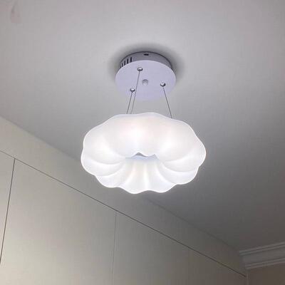 客厅吸顶红灯圆形网南朵服装店云儿童房LDF-9502ED卧室创意瓜餐厅