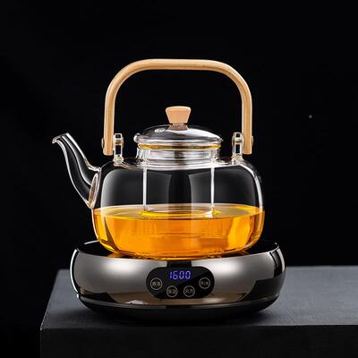 20茶24年新款电陶炉煮茶壶泡家用蒸茶壶玻璃烧茶水套壶煮茶TDE炉