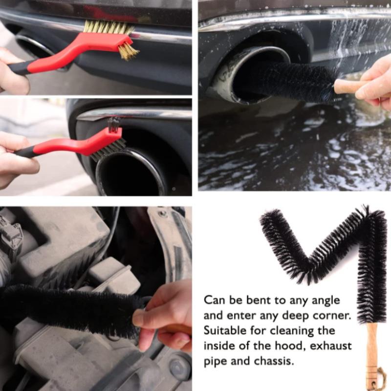 汽车洗清洁刷JVT头热销24件套细刷刷节电钻轮缝隙毂刷车刷