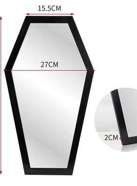 质木暗黑风置物架哥壁特装饰黑色浮动搁板6.30置物架家用木式制挂