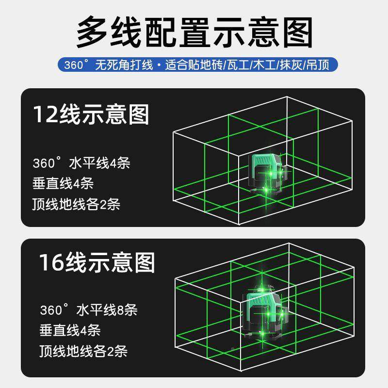 绿光迷你水343平贴仪户外高精1度强光2线6线墙通用红1外线平水仪,五金/工具,水平仪,淘宝优惠券,粉丝福利购,淘宝优惠卷
