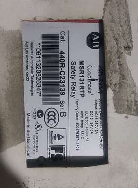 议价AB罗克韦尔安全继电器，MSR131R可维修翻新