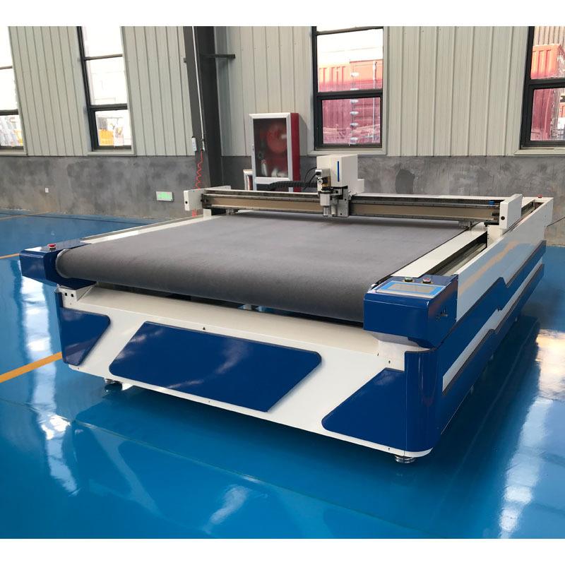 厂家Y-1825自动送料鼠标橡胶垫振动刀切割机