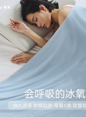 birdify岚鸟冰氧空调被夏凉被双人被子被芯可水洗凉薄被抑菌透气