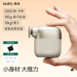 birdify岚鸟G30迷你筋膜枪肌肉按摩器女生专用多功能小按摩枪礼物