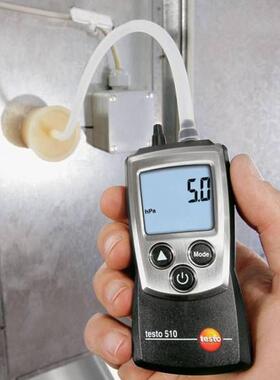 德图te微sto10/512压差计管手持压差仪数显压差表瓦5斯道压Testo\