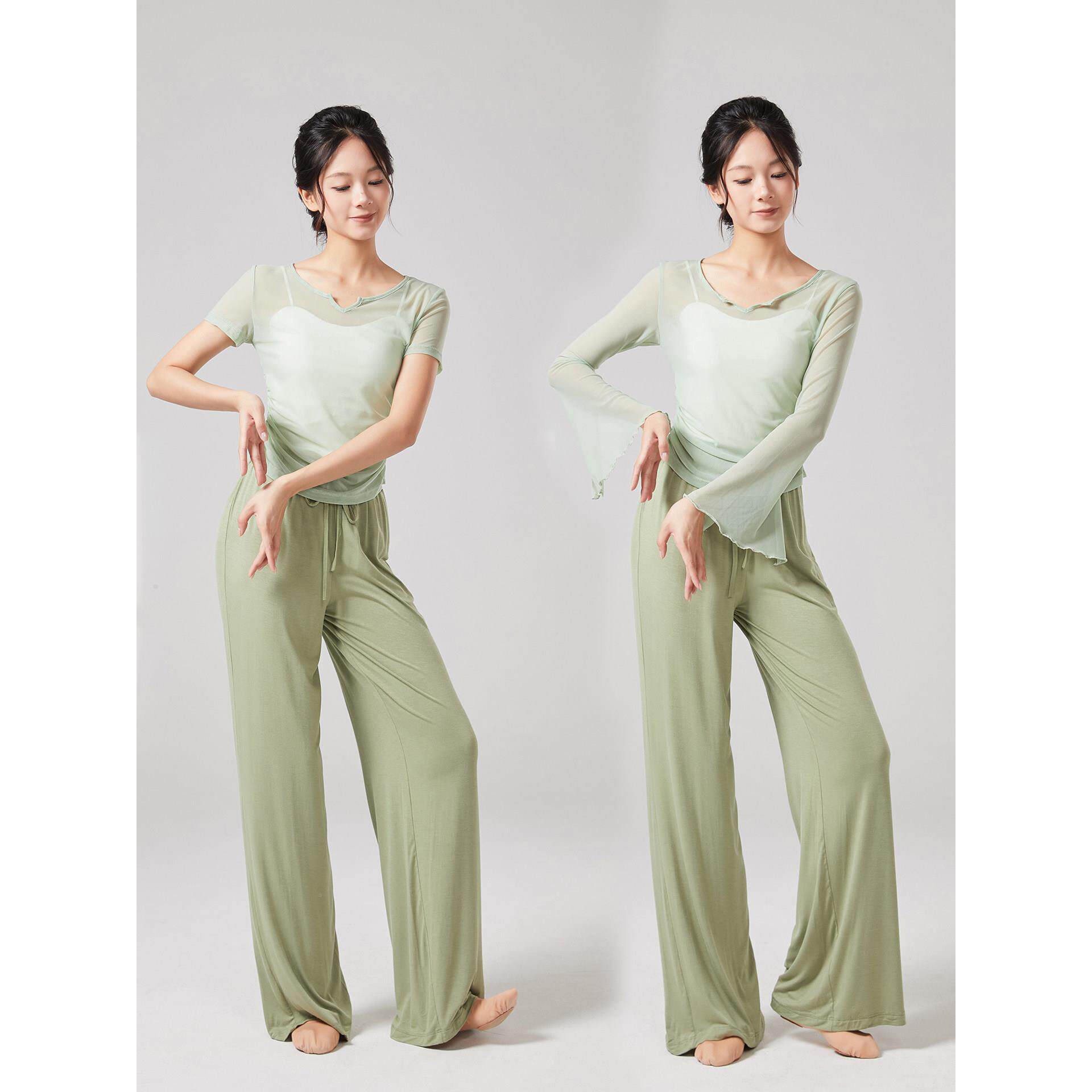 蹈服舞现女两件套装纱衣国OSH古典舞练功服代舞蹈表中演服瑜伽形