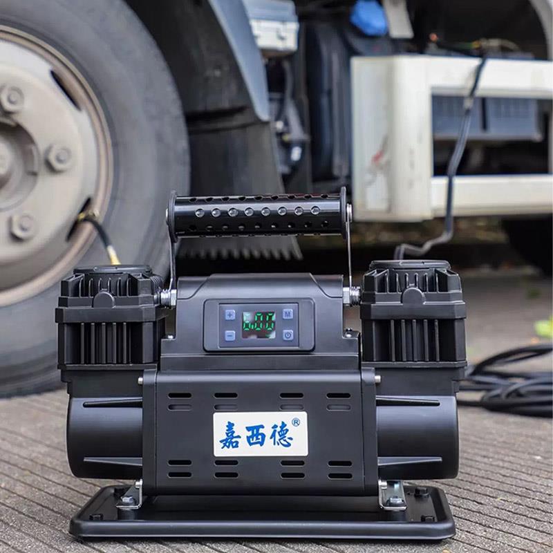 房嘉西0360022德缸大功率12V货车载充双气泵车车越野车SUV轮胎高