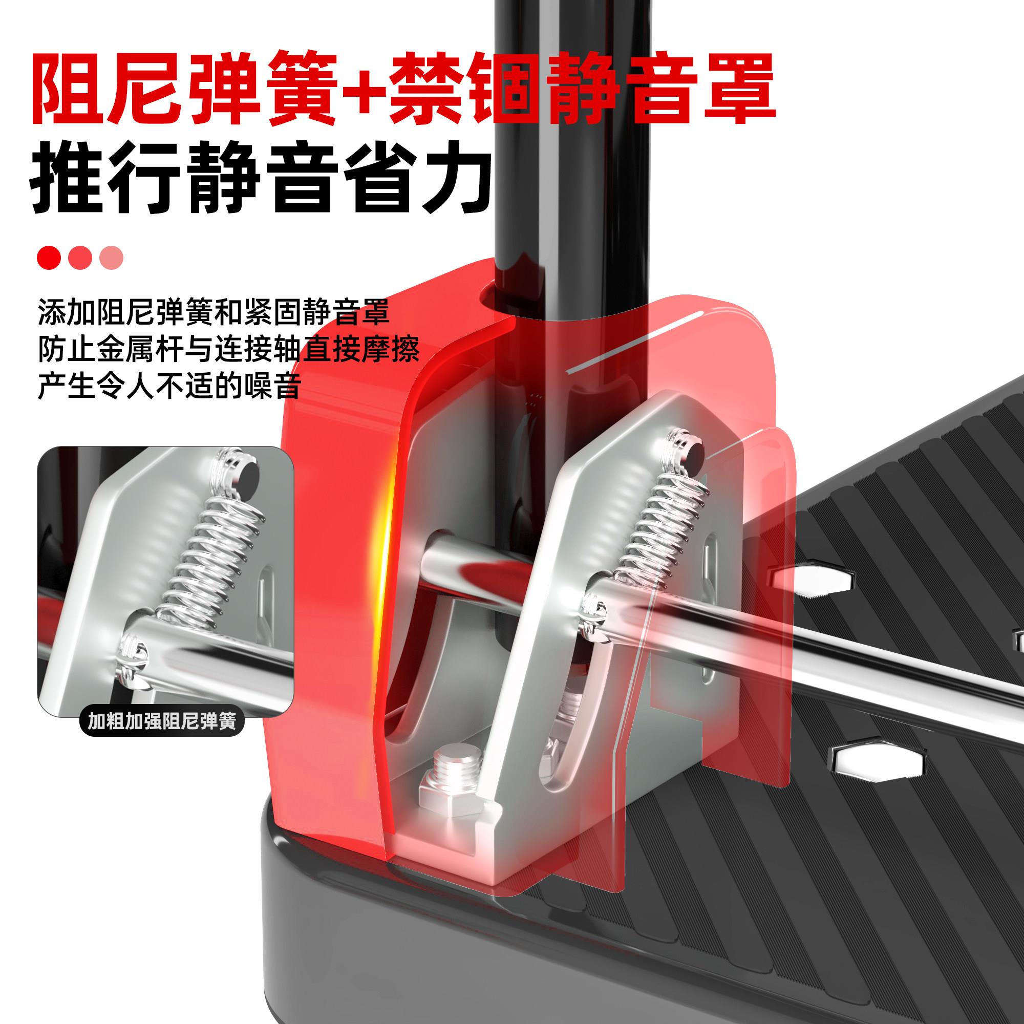 手推平板车折可叠车塑料小推车仓库拉货车家用携小式拉车