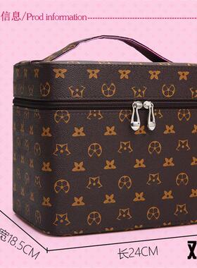 多功能化妆包女可携手式暖鹿（鲜超大容量2收025新高级感超火品纳