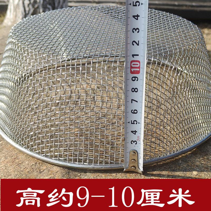304锈钢沥水漏篮子洗KAK米篮圆筛形家用不过滤大号商用大孔篮厨房