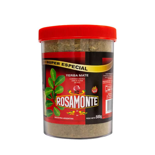 ROSAMONTE罗萨蒙德 微苦清爽茶叶纯正马黛茶500g/罐(精选有梗)