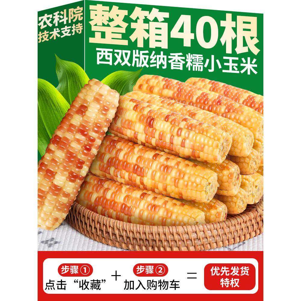 10斤云南西双版纳香糯小玉米新鲜早餐真空包装开袋即食拇指玉米棒,粮油调味/速食/干货/烘焙,玉米糁/玉米渣,淘宝优惠券,粉丝福利购,淘宝优惠卷