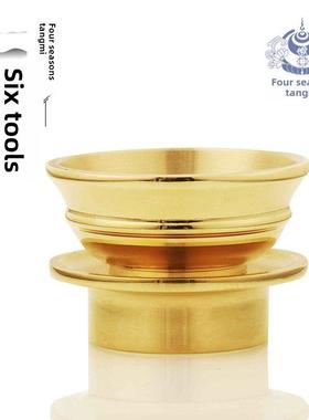 四季唐冕唐密咒一方装置秘密教具纯铜六装置六水杯豆供应