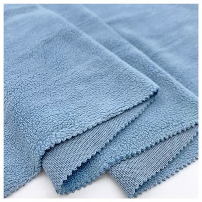 速发冬款服装复合面料 1号奥粒绒20G 加厚单面摇粒绒 玩具抱枕布