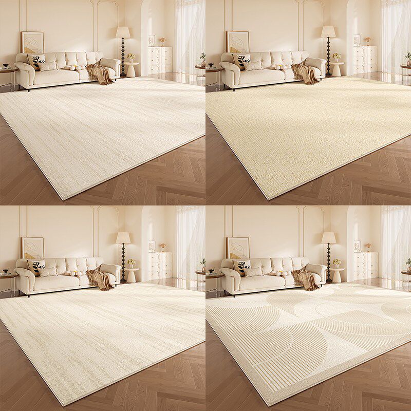 速发地毯客厅2025新款奶油风免洗可擦卧室床边毯轻奢高级感沙发地