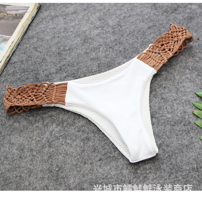 速发2021 est Sexy Bikiis Low Wst Feme Swimwr Wo Hig