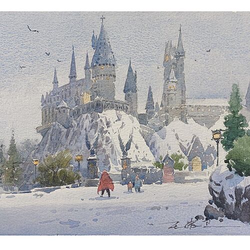 速发王振卫老师 推荐画材使用清单 【水彩纸 画笔 水彩颜料】