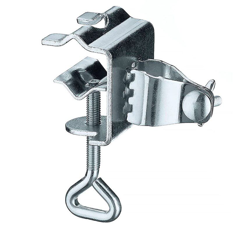 速发?庭院伞固定夹支架户外沙滩伞小夹子台外架户伞桌固定器金属