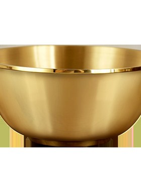 速发铜铜傅师碗纯木家用摆件纯加厚餐具供佛供水碗小金饭碗