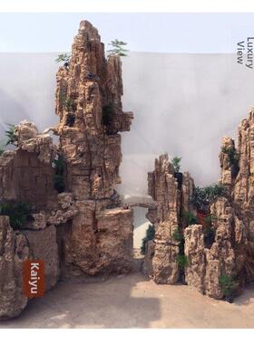 大型假山吸水石上水石水池景观别墅庭院流水摆件镇宅石头鱼池喷泉