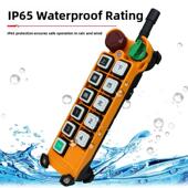 禹鼎遥控F24 10D 10S双速起重机驱动天车工业无线遥控器