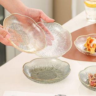 轻奢吐骨头盘碟家用骨碟垃圾盘碟餐桌创意高颜值小碟子精致水果碟