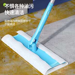 好慷拖把家政保洁工具伸缩杆擦地拖布家用地板拖地一拖净清洁神器