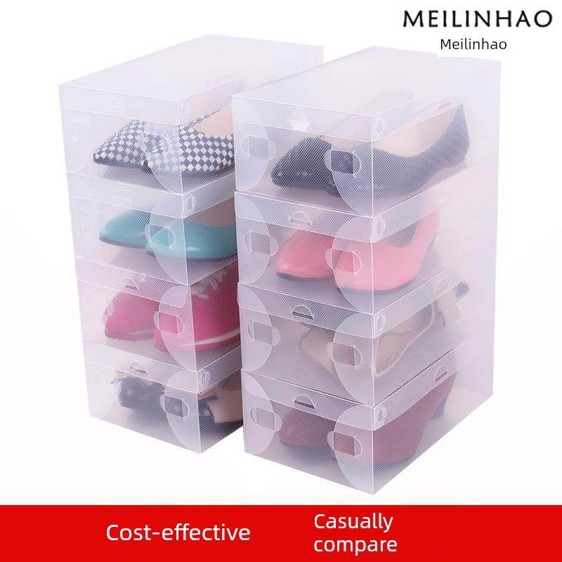 20个装鞋盒收纳盒透明折叠式鞋子鞋柜网红塑料鞋架收纳神器省空间