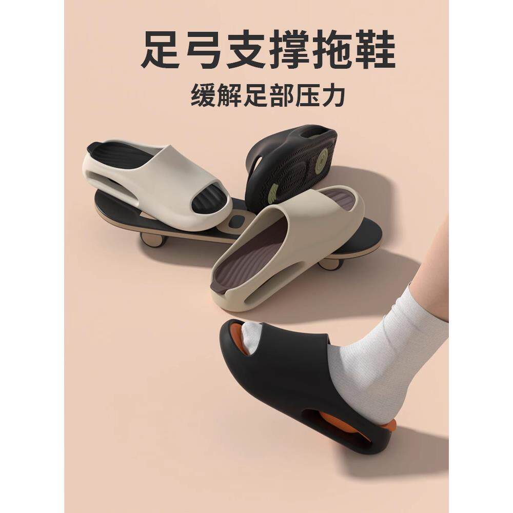 足弓支撑拖鞋,专业矫正平足,外翻足,加厚软底,防滑,无臭脚,