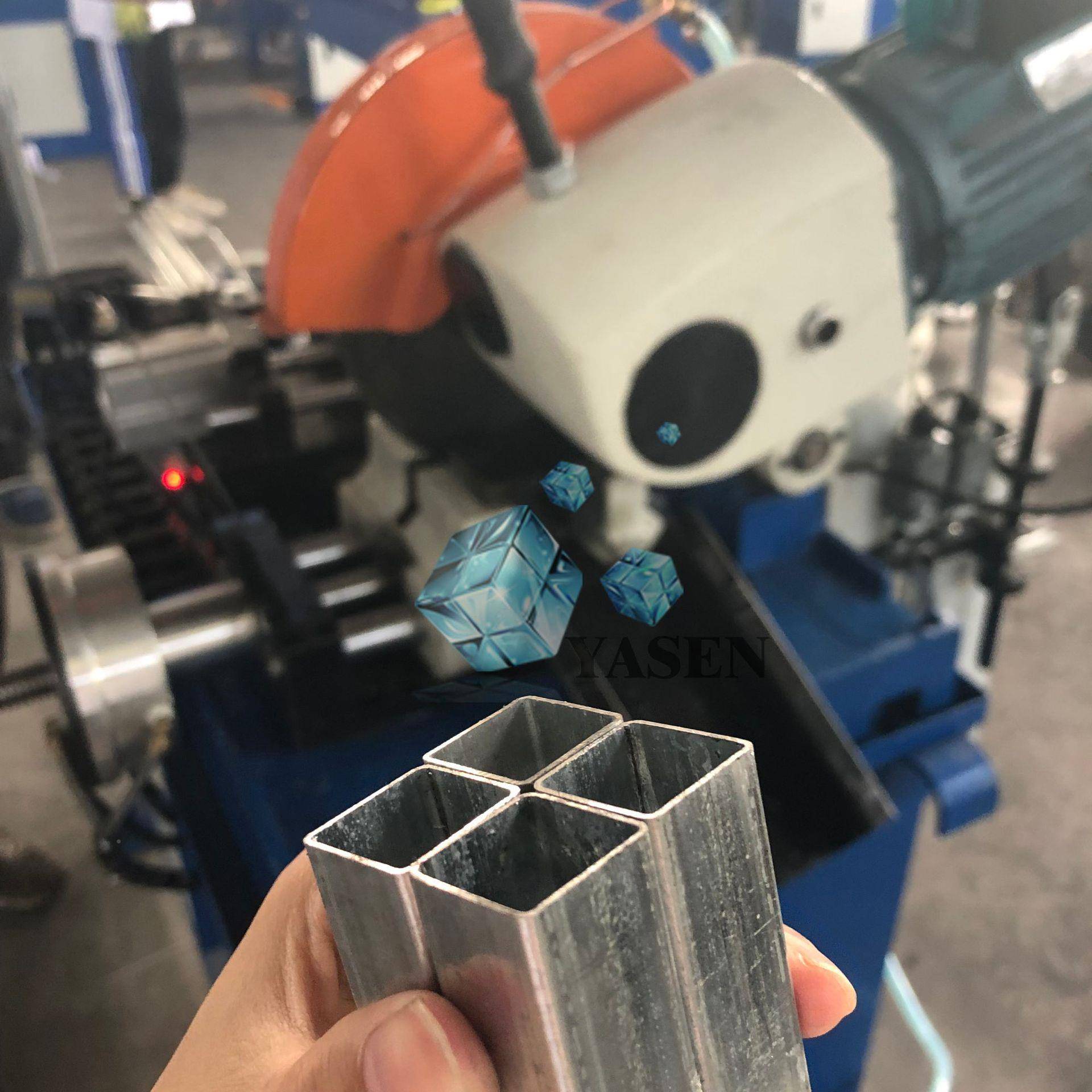 15B管机不锈钢械切角机属金RAB水冷圆锯机手动切割机钢切材机型材