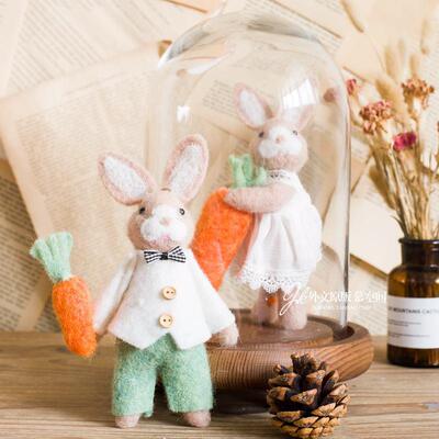 工店K慕挂饰饰儿童房装品空间装饰WAT品半手工J兔厂车内挂件手工