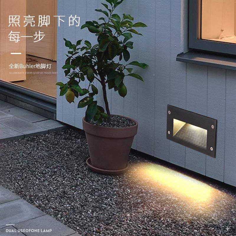地脚灯防水台阶灯86型嵌步入式ONSled踏过道墙角灯楼梯灯户外壁墙