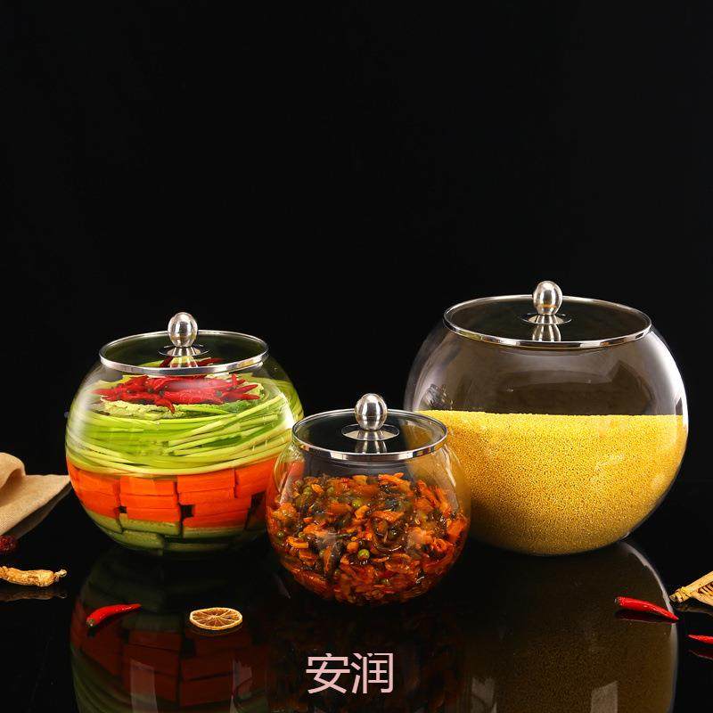 大口加泡菜坛子玻璃密制罐家用腌厚咸封菜727酱菜玻璃缸腌菜罐酸,家居饰品,储物罐,淘宝优惠券,粉丝福利购,淘宝优惠卷