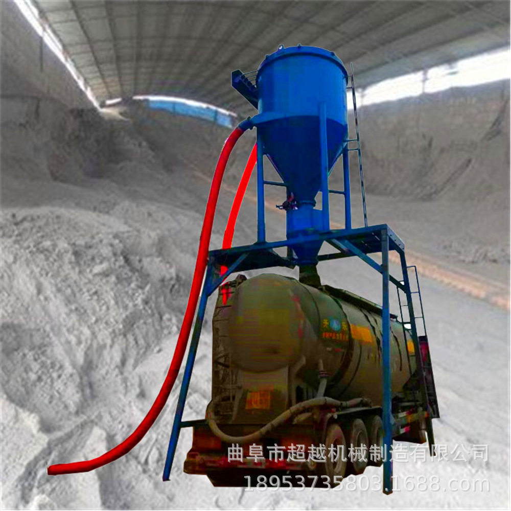 小型布袋集尘器圆筒出灰气力输送机钢板厂粉料电厂粉煤装车抽吸机