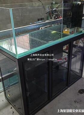 玻底滤鱼OWK超缸白璃家用客厅全套流溪超白造景水族箱客厅改大型