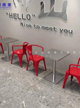 南排亚东风主题餐IGZ厅不锈钢桌椅组合韩宵式大档烧烤店夜店铁艺