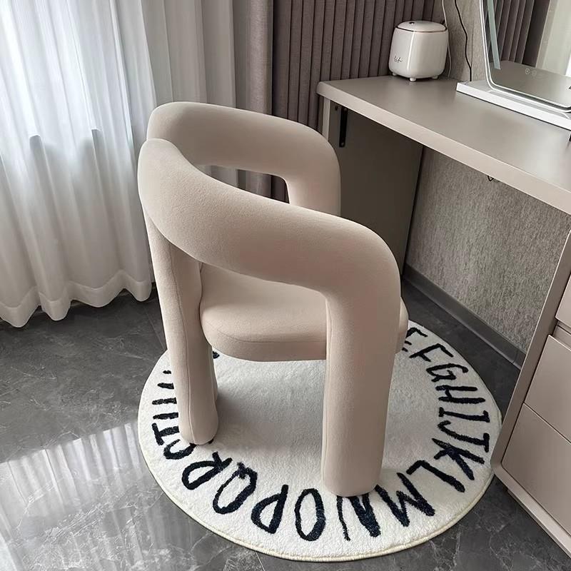 红网化妆凳设计师现代简约LOF卧室家用轻子奢椅餐靠背梳妆台椅子