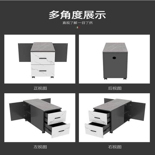 R桌*沙发边板柜台侧边柜轻奢岩移动边几茶茶YZF客厅家用简约现代