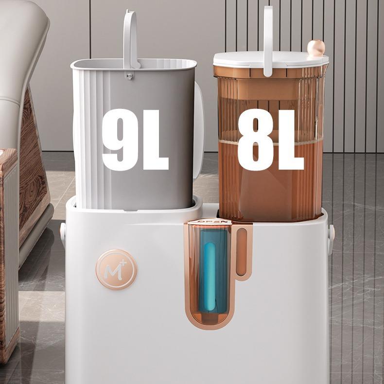 健恒家居用茶水桶茶桶茶渣桶配分茶具件茶台排水管茶水离垃UGL圾