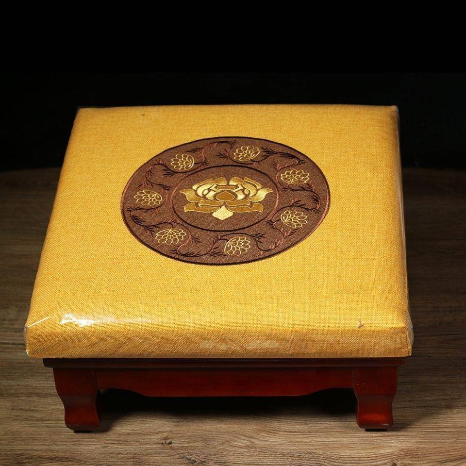 大佛木寺凳垫狮脚磕头塑钢拜凳FRE打坐垫椅子用跪拜禅修家蒲团