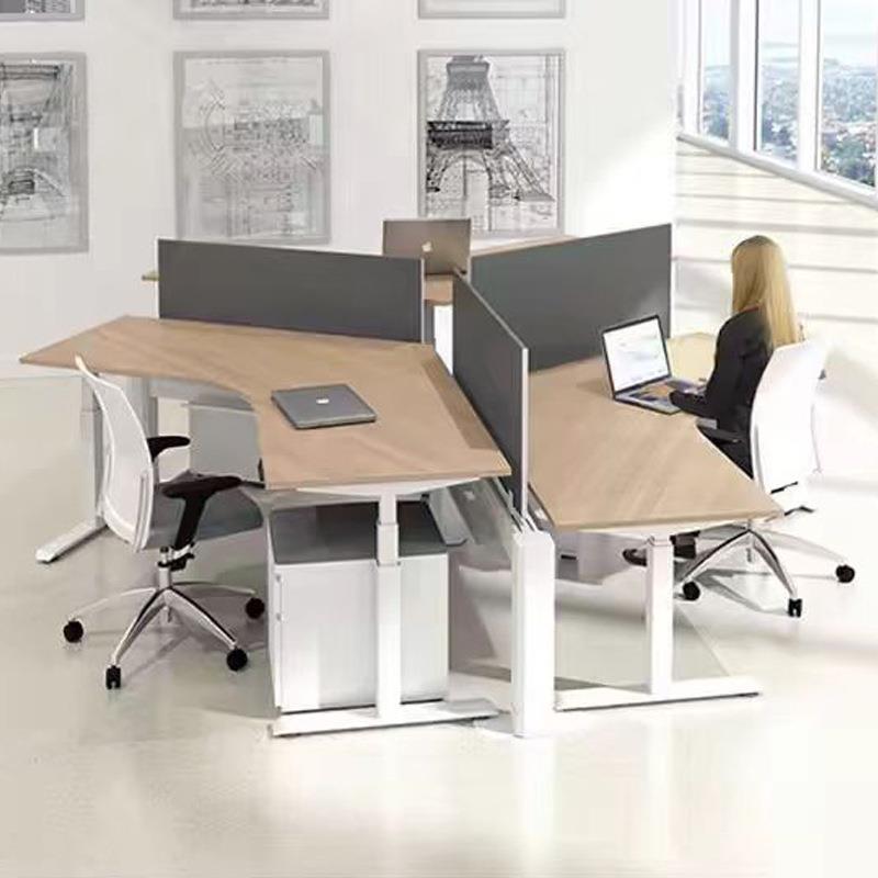 办公转角L型电降动升桌电升降桌腿冷轧钢架动办公室PYD用升降桌腿