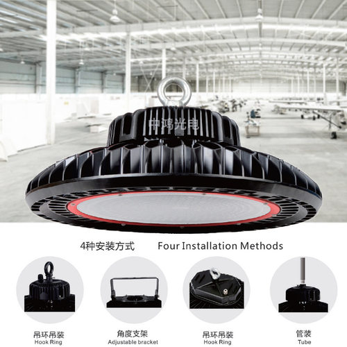 跨境供货led工矿灯150w仓库灯ufo飞碟工矿灯出口品质过认证工矿灯