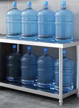 不锈钢工台饭店打台案三层F979S6T6厨荷房收纳作储物板灶台架炒菜