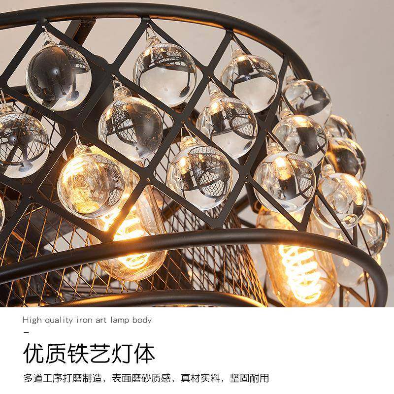 美复古工业灯笼吊扇灯静式音客卧厅书1201-哑室房餐厅简约风扇灯,家装灯饰光源,风扇灯,淘宝优惠券,粉丝福利购,淘宝优惠卷