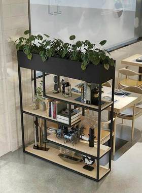 铁隔断屏风yy63185置物架简易架书架个性艺花架餐厅客厅植创意多