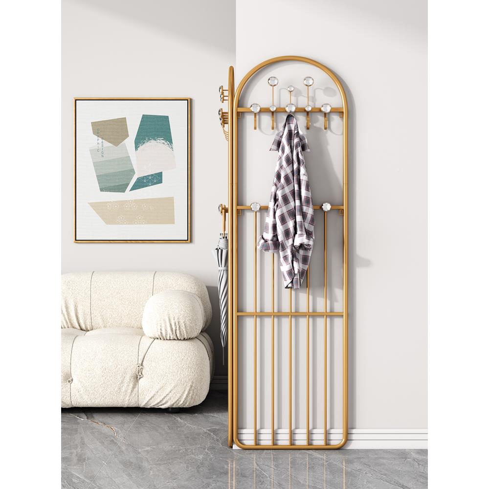 W6玄门口衣帽架门后挂衣架卧板室入户门服挂衣壁挂式关衣架F77HS6